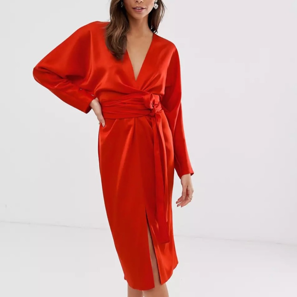 ASOS batwing midi dress